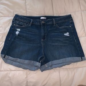 Lauren Conrad mid rise jean shorts
